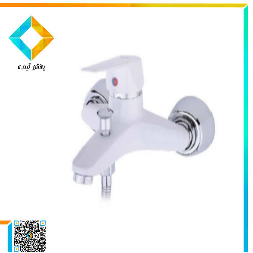 شیر حمام راپیدو مدل رز سفید