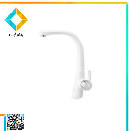 شیر ظرفشویی راپیدو مدل ونزیا سفید کروم