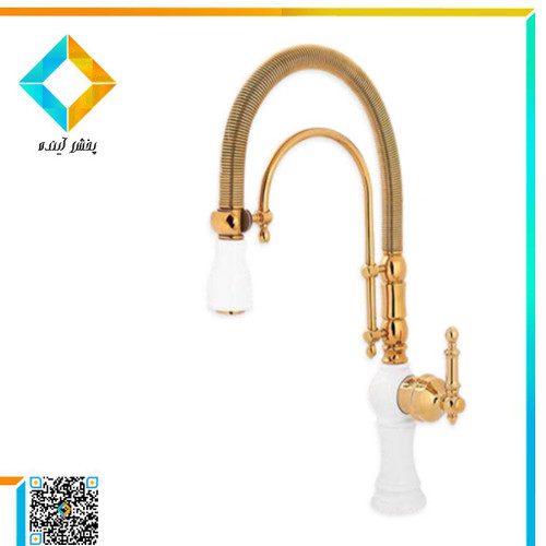 شیر ظرفشویی شاوری راپیدو مدل بیزانس سفید