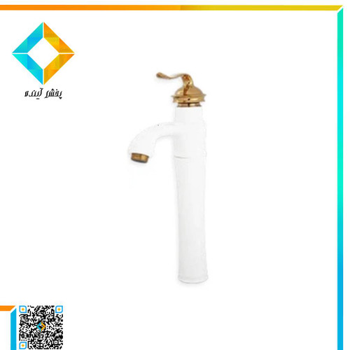 شیر روشویی پایه بلند راپیدو مدل مینیاتور سفید
