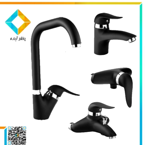 ست شیرآلات نوتریکا مدل آریا مشکی