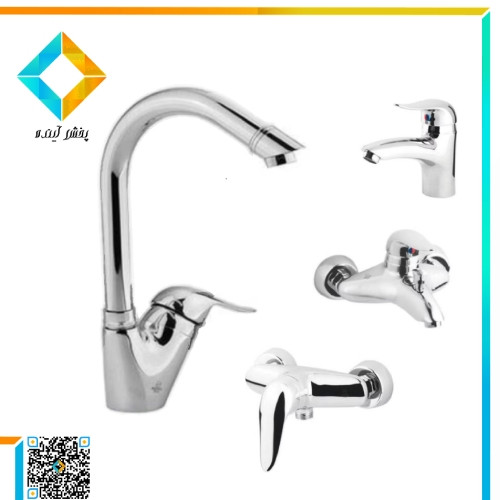 ست شیرآلات نوتریکا مدل آریا کروم