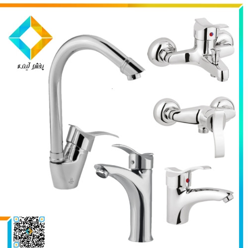 ست شیرآلات نوتریکا مدل آتریسا کروم
