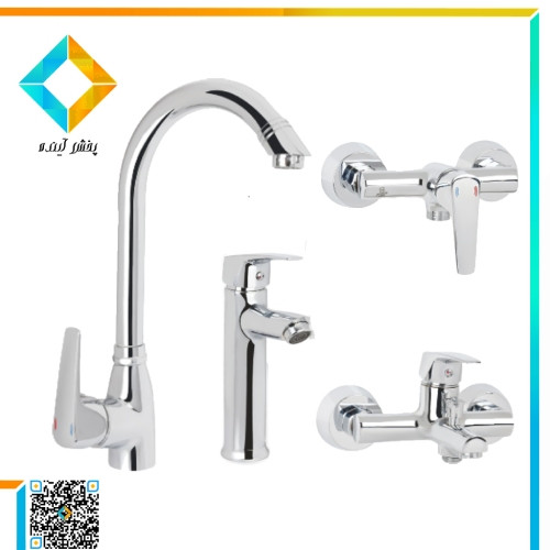 ست شیرآلات نوتریکا مدل یلدا کروم
